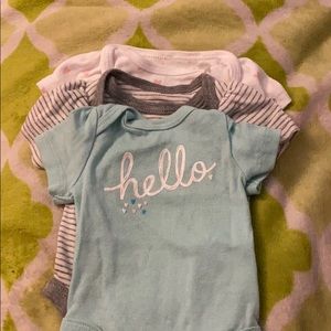 3 piece circo onesie set